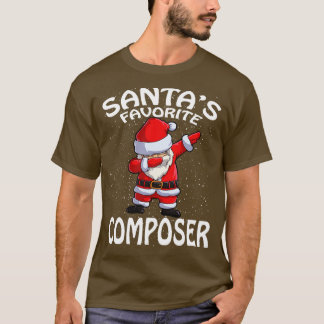 Santas Lieblingskomponist Weihnachten T-Shirt