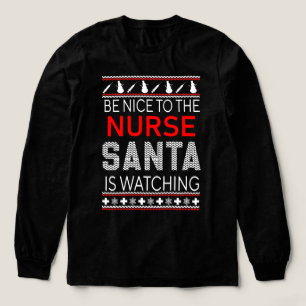 Santas Lieblingskrankenschwester Professionell Lus Tri-Blend Shirt