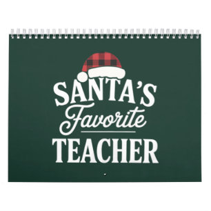 Santa's Lieblingslehrer Weihnachten unterrichtet S Kalender