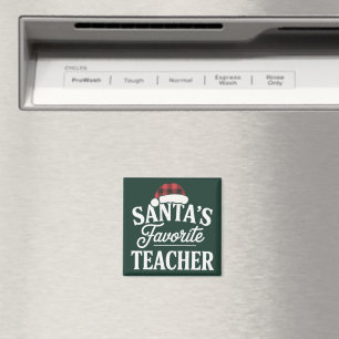 Santa's Lieblingslehrer Weihnachten unterrichtet S Magnet