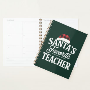 Santa's Lieblingslehrer Weihnachten unterrichtet S Planer