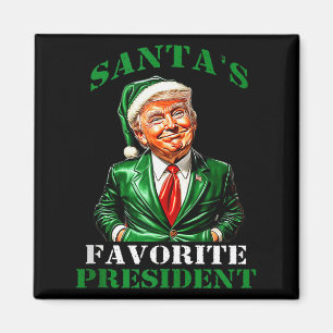 Santas Lieblingspräsident Lustiger Santa Trump 202 Magnet