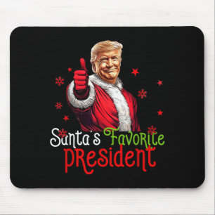 Santas Lieblingspräsident Lustiger Santa Trump 202 Mousepad