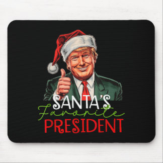 Santas Lieblingspräsident Lustiger Santa Trump 202 Mousepad