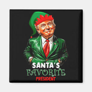 Santas Lieblingspräsident Lustiger Trump  Magnet