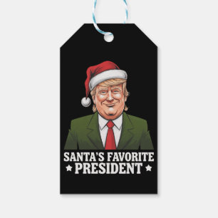 Santas Lieblingspräsident lustiger Trump Weihnacht Geschenkanhänger