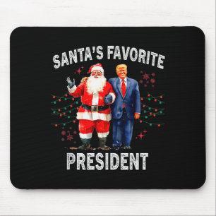 Santas Lieblingspräsident lustiges Trump Tank Top  Mousepad