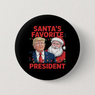Santas Lieblingspräsident Santa Trump Tanz Chris Button