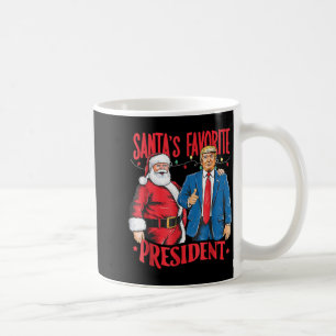 Santas Lieblingspräsident Santa Trump Tanz Chris Kaffeetasse