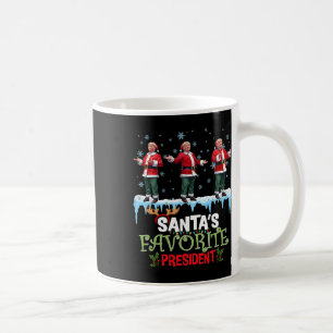 Santas Lieblingspräsident Santa Trump Tanz Lustig Kaffeetasse