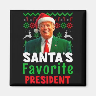 Santas Lieblingspräsident Santa Trump Xmas Weihnac Magnet