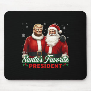 Santas Lieblingspräsident Weihnachten Niedlich Tru Mousepad