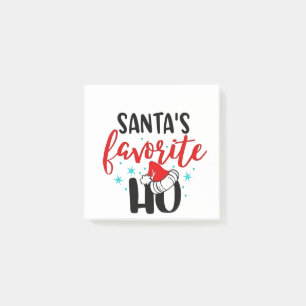 Santas Lieblingswitz Weihnachten Xmas Post-it Klebezettel