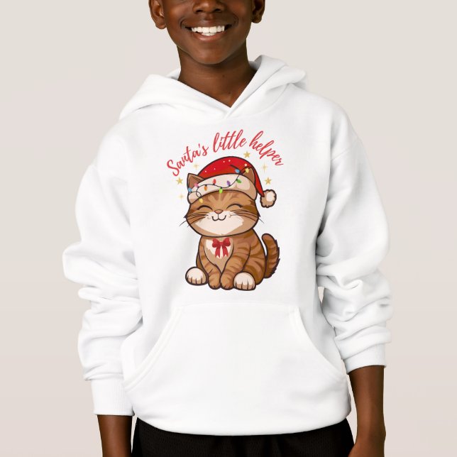 Santa's Little Helper Cat Christmas  (Devant)