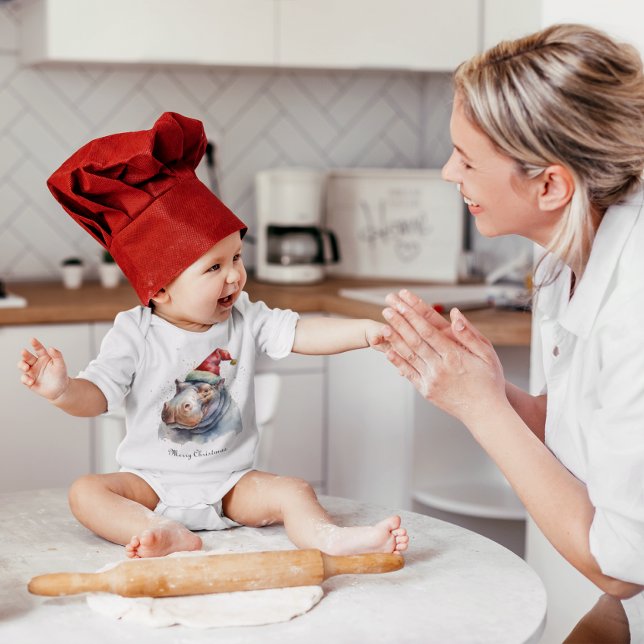 Santa's Little Hippo, Brauch Baby Strampler (Von Creator hochgeladen)