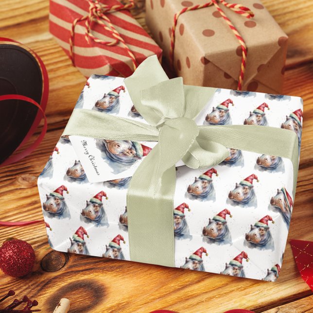 Santa's Little Hippo, Brauch Geschenkanhänger (Von Creator hochgeladen)