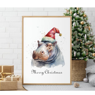 Santa's Little Hippo, Brauch Poster