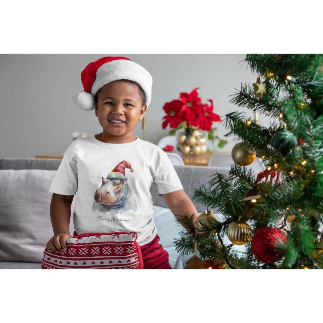 Santa's Little Hippo, Brauch T-Shirt (Von Creator hochgeladen)