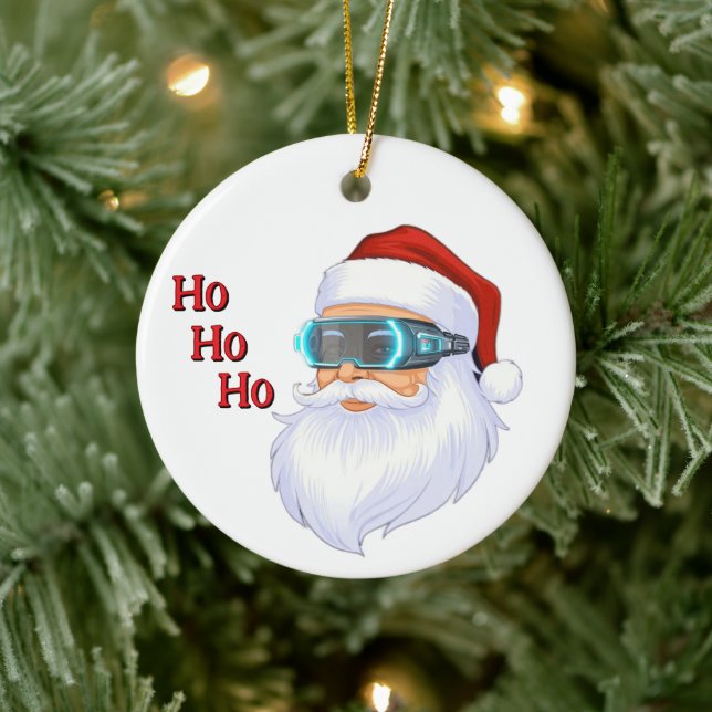 Santa's Merry Christmas Ornament (Baum)