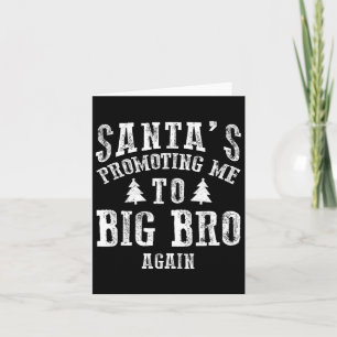 Santas mich wieder zum Big Bro bringen Xmas Big Br Karte