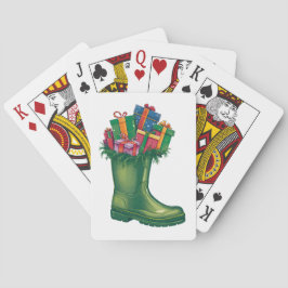 Santa's New Boots Classic Playing Cards Spielkarten