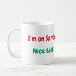 Santas Nice Liste Mug - Noël