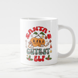 Santa's Niedlicher Elf Sublimation-80881 Jumbo-Tasse