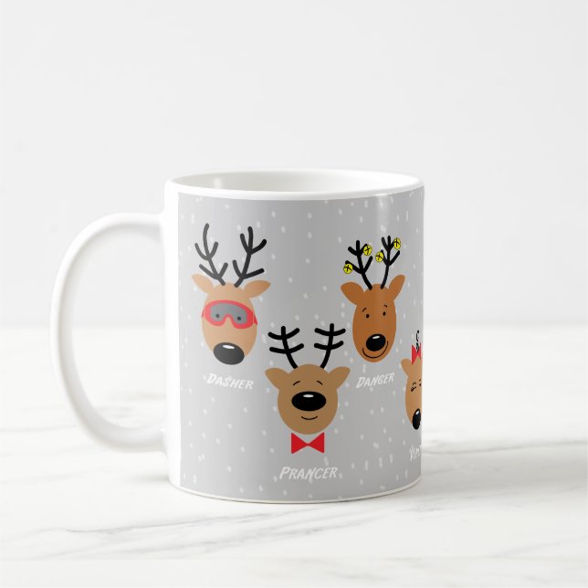 Santas Reindeer Mug (Gauche)