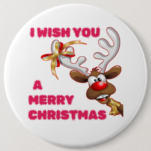 SANTA'S REINDEER WÜNSCHT IHNEN EINEN KLEINEN CHRIS BUTTON