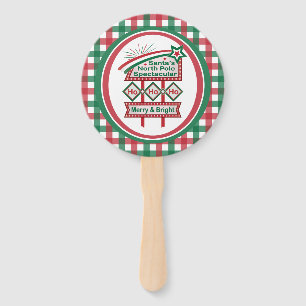 Santa's Retro Marquee - Ho Ho Ho Merry & Bright Fächer