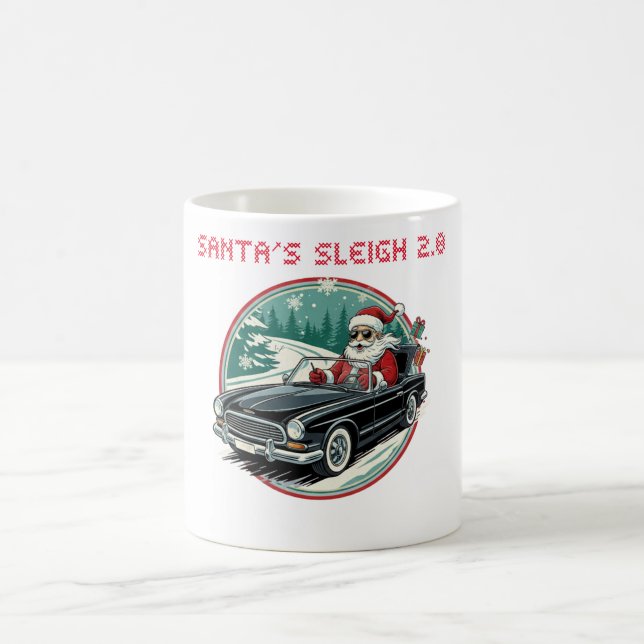 Santa's Sleigh 2.0 Mug Kaffeetasse (Mittel)