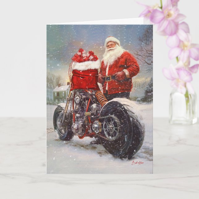 Santas Sleigh 2.0 Nur Stehendes Zimmer Karte (Orchidee)