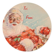 Santas Sleigh Ride Geschenkstempel