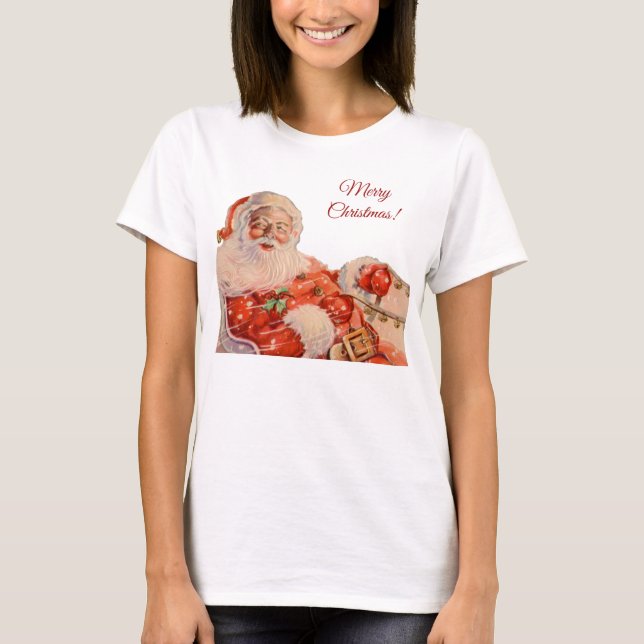 Santas Sleigh Ride T-Shirt (Vorderseite)
