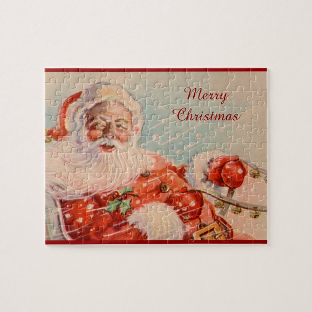 Santas Sleigh Ride Vintage (Horizontal)