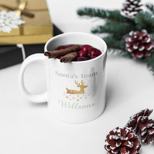Santas Team Passende Familien-Weihnachten Kaffeetasse