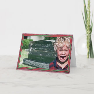 Santas tot feiertagskarte