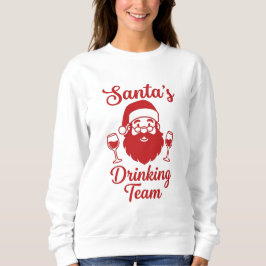 Santas Trinkteam Weihnachts-Sweatshirt Sweatshirt