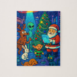 Santa's Weihnachten außerirdisch