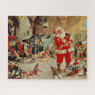 Santas Werkstatt 16x20