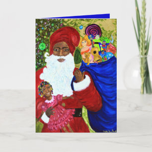 "Santa's Wish" von Debbie Davidsohn - Weihnachtska Feiertagskarte