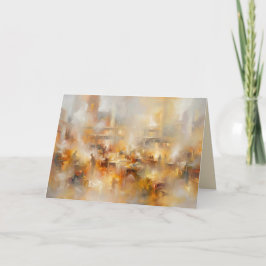 Santas Workshop Romantic Style Greeting Card Feiertagskarte