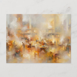 Santa's Workshop Romantic Style Postcard Feiertagspostkarte