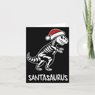 Santasaurus-Dinosaurier-Skelett-Weihnachten T Rex Karte