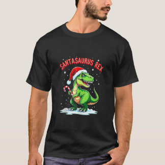 Santasaurus Rex Lustiger Dinosaurier Weihnachten S T-Shirt