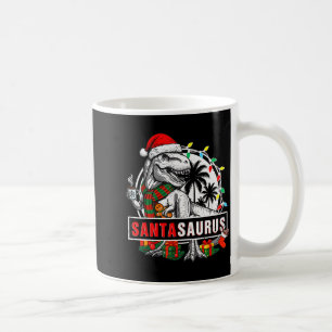 Santasaurus T Rex Dinosaur Lustiger Santa Saurus S Kaffeetasse