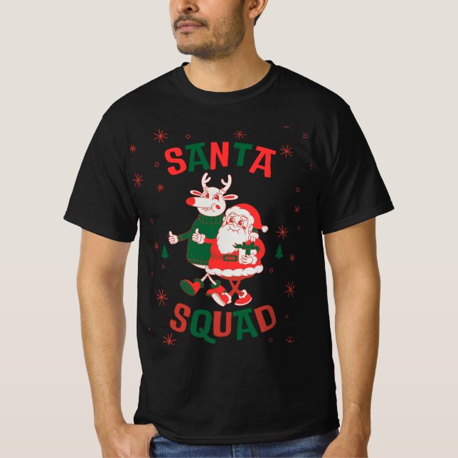 Santasquad Goals T-Shirt (Vorderseite)