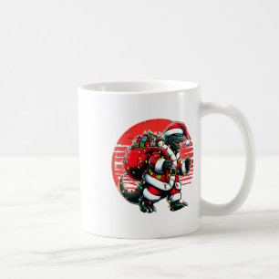 Santazilla-Weihnachts-Shirt japanisches Monster Ka Kaffeetasse