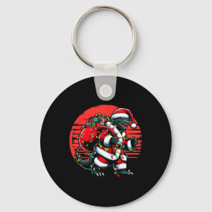 Santazilla Weihnachts-Shirt japanisches Monster Ka Schlüsselanhänger