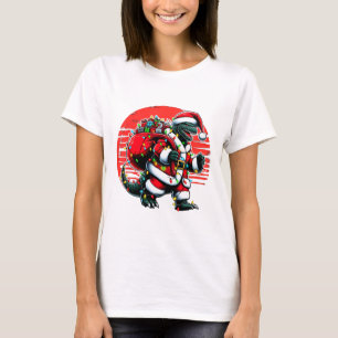 Santazilla-Weihnachts-Shirt japanisches Monster Ka T-Shirt